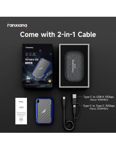 External Solid State Drive, Portable SSD Type-C 2