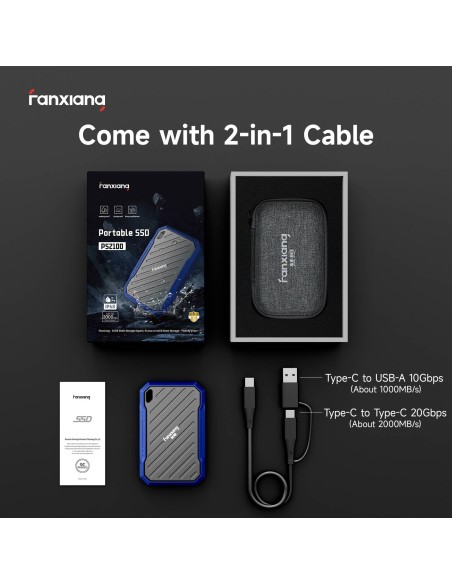 External Solid State Drive, Portable SSD Type-C