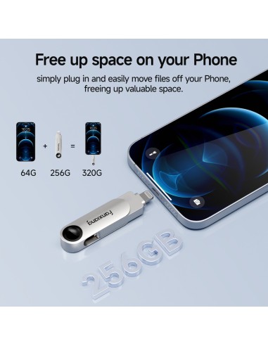 MEMORIA DE DOBLE CONECTIBIDAD USB 3.2 Gen1 Type-C + Lightning