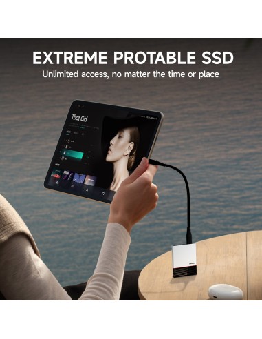 External Solid State Drive External Hard Drive, USB 3.2 Gen2 Type-C SSD for iPhone