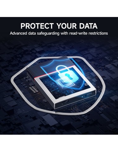 External Solid State Drive External Hard Drive, USB 3.2 Gen2 Type-C SSD for iPhone